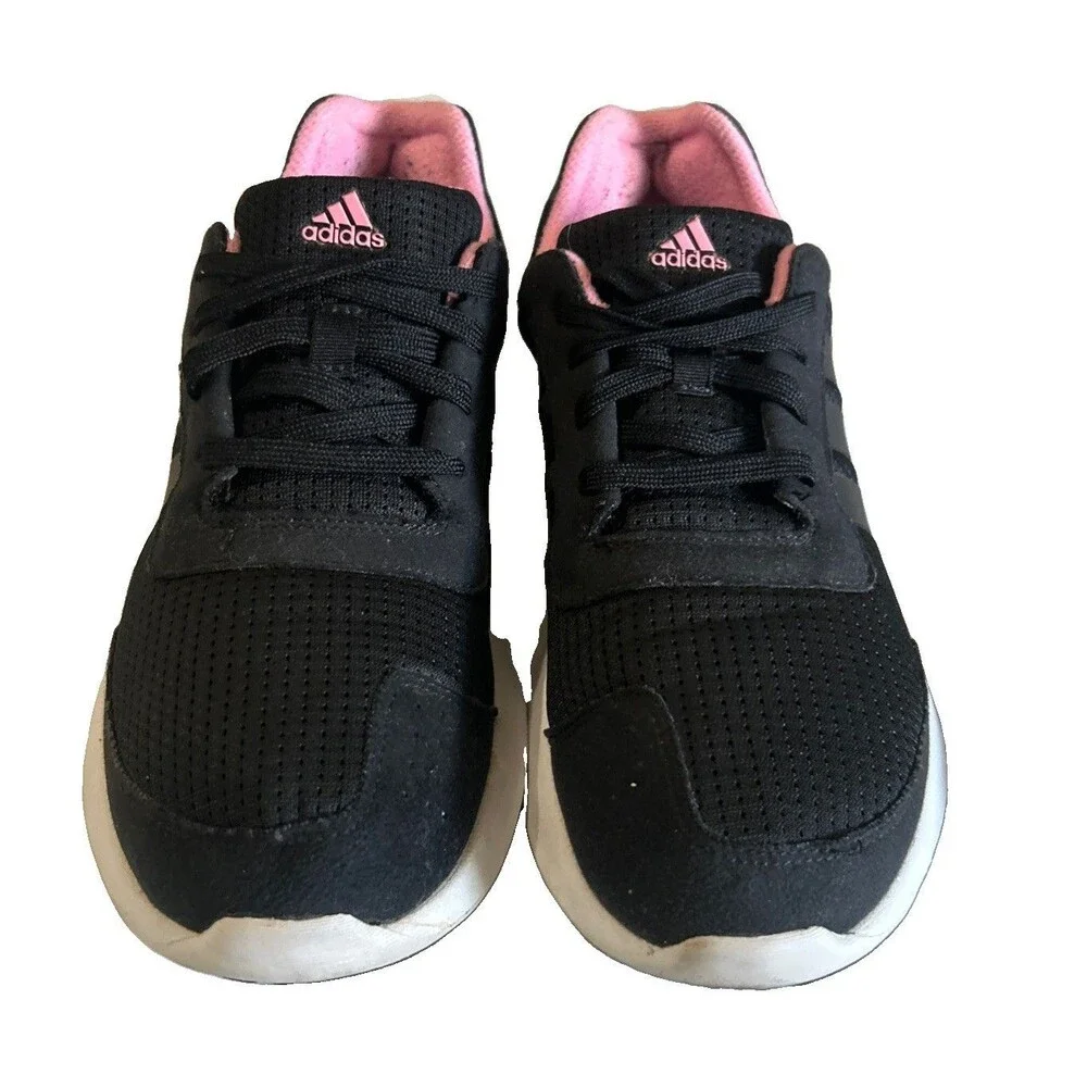Adidas Element Refresh Supercloud Womens Sz 9 Black Pink Running Sneaker AF6474